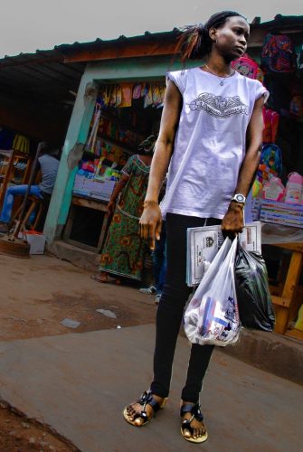 femme au marché