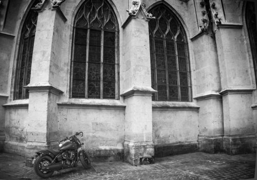Moto et Eglise La Ferté Bernard