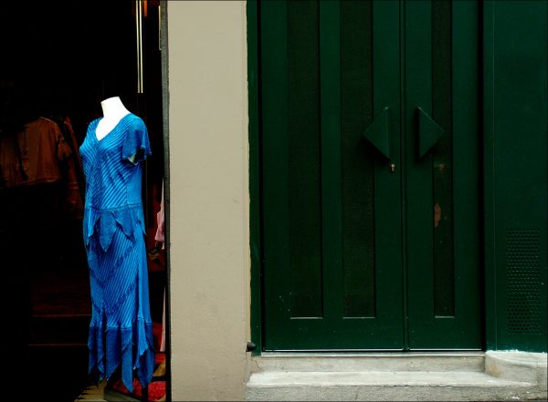 Robe bleue